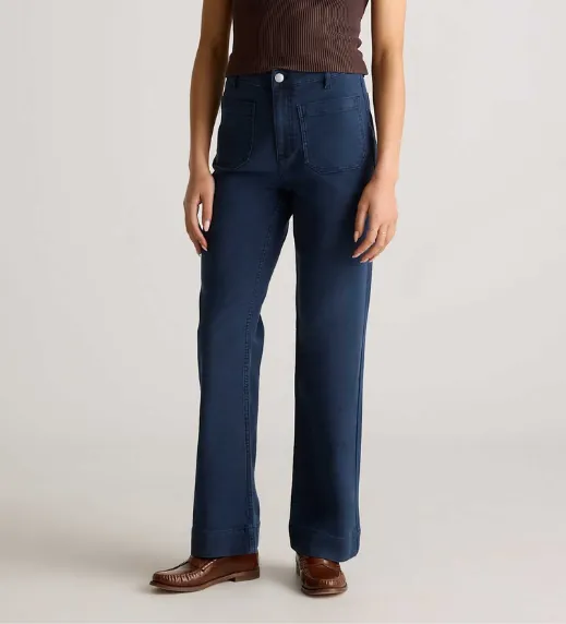 French Terry Wide Leg Pants